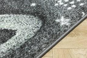Detský koberec Lima C288A  Planéty sivý / krémový