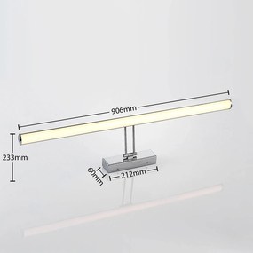 Lindby Sanya zrkadlové LED svietidlo, 90 cm