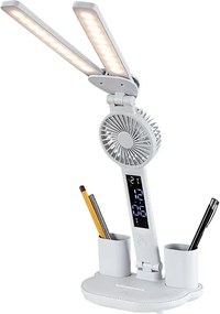 Rabalux 74030 - LED stmievateľná stolová lampa s ventilátorom NOVILO LED/7W/5V