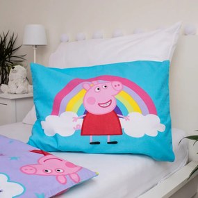 Jerry Fabrics Obliečky do postieľky 100x135 + 40x60 cm - Prasiatko Peppa "PEP016"