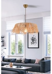 Závesná lampa MARISKA na kábli 1xE27/40W/230V ráfia