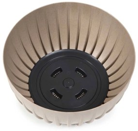 Kvetináč STRIPPED ECO 24 cm antracitový