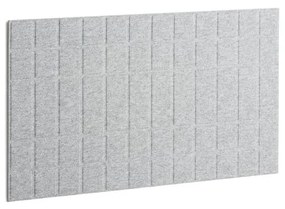 Akustický nástenný panel SPLIT, 1200x600 mm, svetlošedý
