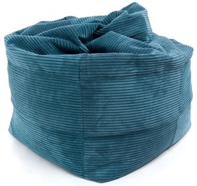 Manšestrový sedací vak Sofi 400 l – 115 cm – 5 farieb Farba: SZ75 - modrý