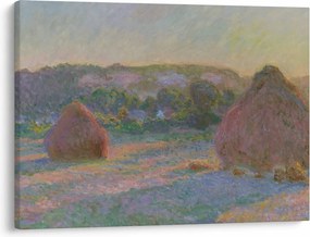 Obraz - Claude Monet, Stacks of Wheat (End of Summer) , reprodukcia (70x50 cm)