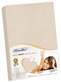 Bellatex Froté prestieradlo Kamilka natur, 200 x 220 cm
