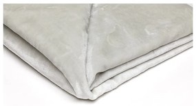 Svetlosivá mikroplyšová deka My House, 150 × 200 cm