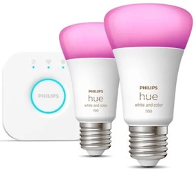 Základná sada Philips Hue WACA 2xE27/9W/230V 2000-6500K + zariadenie k prepojeniu