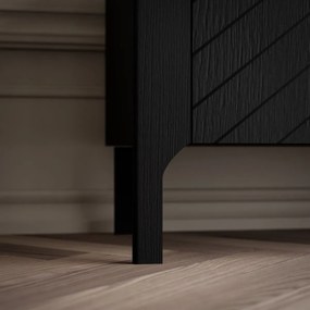 TV STOLÍK SALOME ČIERNY 135 cm