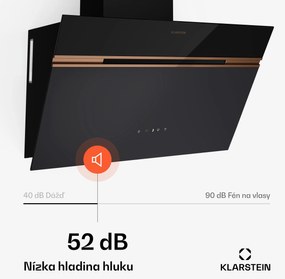 Klarstein Alina digestor, 60 cm, 680 m³/h, Tichý, EEK A++