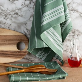 KUCHYNSKÁ UTIERKA RUBI SADA 2 KS 50X70 CM ZELENÉ