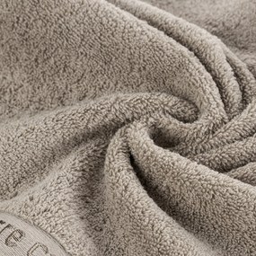 BAVLNENÝ UTERÁK PIERRE CARDIN EVI 70X140 CM TMAVOBÉŽOVÁ