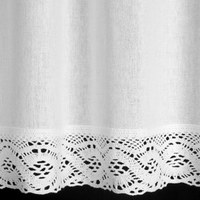 FIRANA GOTOWA VINCE NA SZELKACH 150X30 CM BIAŁY
