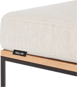 Béžová čalúnená stolička Feo – noo.ma