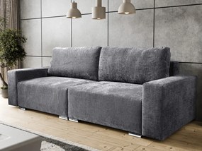 Rozkladacia pohovka Anafi, tmavo šedá látka