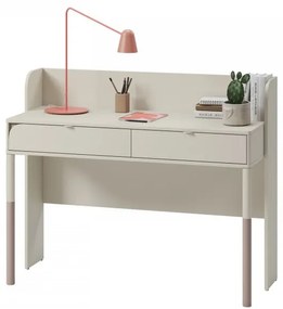 Písací stôl 2S Harmony HR-03, Farby: kašmír/kašmír + hnedá