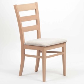 Stima Stolička VIOLA s čalúneným sedákom Vyberte odtieň ->: Borneo, Vyberte látku ->: GENEZA soft 4