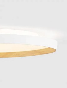 LED stmievateľné biele dizajnové stropné svietidlo Vomos 60