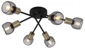 Globo 54028-6S - Prisadený luster FIASTRA 6xE14/40W/230V