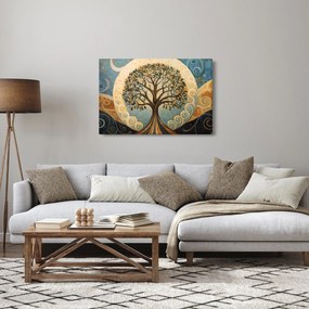 Obraz – Strom života a špirály (90x60 cm)