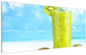 Obraz - kiwi smoothie (120x50 cm)