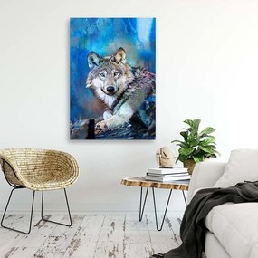 Gario Obraz na plátne Vlk na pozadí oblohy - Andrea Haase Rozmery: 40 x 60 cm