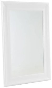 Nástenné zrkadlo 60 x 90 cm Lunza (biela). Vlastná spoľahlivá doprava až k Vám domov. 1081091