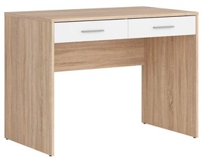 BRW Písací stolík NEPO PLUS BIU2S dub sonoma/biela