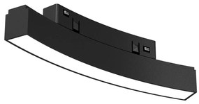 LED Svietidlo do lištového systému MAGNETIC TRACK LED/10W/48V 4000K čierna