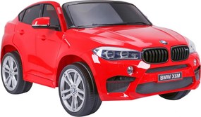 Ramiz BMW X6M XXL pre 2 deti Červené SUV + Pilot + Eco koža