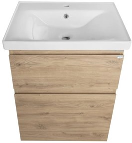 Aqualine Aqualine, ALTAIR umývadlová skrinka 57x72,5x45cm, dub emporio, AI360
