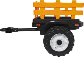 Ramiz MEGA Traktor D68 s prívesom žltý