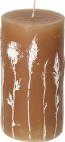 Sviečka Giulia 13cm light brown