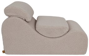 MeowBaby® Detské dizajnové kreslo Bearly Light Grey