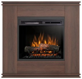 Elektrický krb Vena 23 tmavý dub/čierny