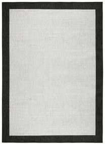 Hanse Home, Kusový koberec Twin-Wendeteppiche 103105 creme schwarz – na von aj na doma, 80x150, čiernobiela, chodba / predsieň