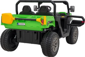 Ramiz Auto Pick-Up Speed 900 pre deti Zelená + Pohon 4x4 + Pohyblivý čerpadlo + Batožinový priestor + Diaľkové ovládanie + Lopata + LED audio