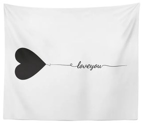 Sablio Deka Love you: 150x120 cm