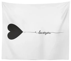 Sablio Deka Love you: 150x120 cm