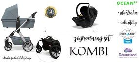 Moon kombinovaný kočík N.ONE 2.0 2022 set KOMBI Ocean