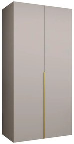 Skriňa Alicante I 100 kašmír/zlatá