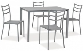 SIGNAL MEBLE Jedálenský stôl KENDO (stôl + 4 stoličky)
