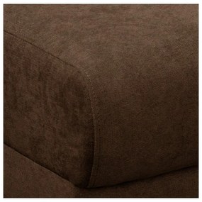 Tmavohnedá rohová pohovka (pravý roh) Beata - Ropez