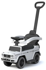 Odrážadlo s vodiacou tyčou Mercedes Benz G-Class Baby Mix biele