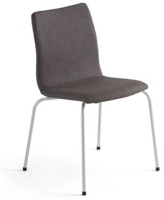 Konferenčná stolička OTTAWA, šedá tkanina, šedá