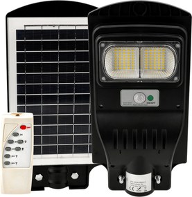 BERGE Solárna pouličná LED lampa MARAKESZ - 30W - PIR