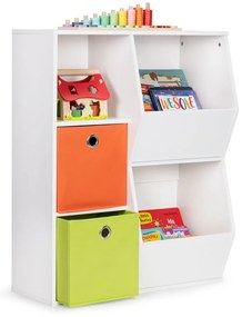 Detská regálová skriňa Multistore 50 cm biela