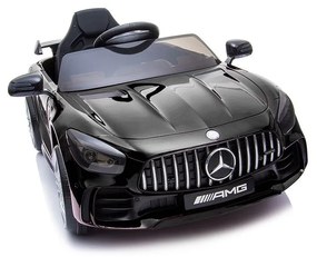 Detské elektrické autíčko Mercedes AMG GT R v čiernej farbe