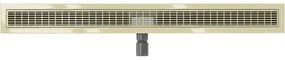 Mexen Flat M33 nerezový sprchový žľab 90 cm, zlatá, 1533090-15