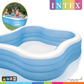 INTEX Swim Center Bazén Beach Wave 229x229x56 cm 57495NP
